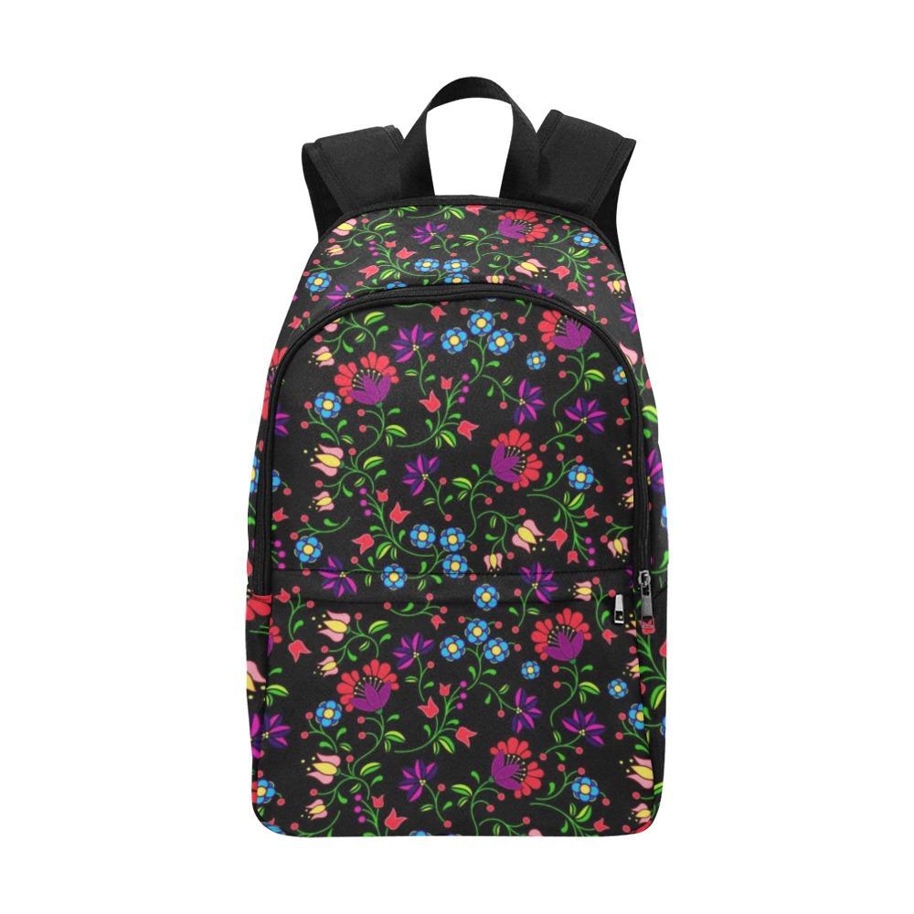 Fleur Indigine Fabric Backpack for Adult (Model 1659) Casual Backpack for Adult (1659) e-joyer 