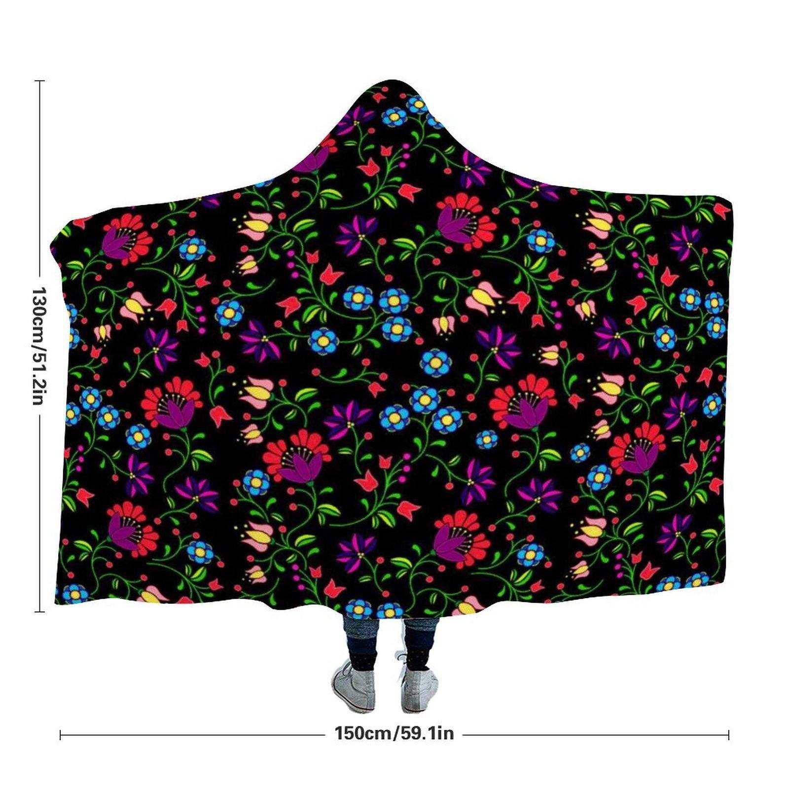 Fleur Indigine Hooded Blanket blanket 49 Dzine 