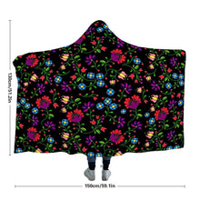 Load image into Gallery viewer, Fleur Indigine Hooded Blanket blanket 49 Dzine 
