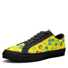 Load image into Gallery viewer, Fleur Indigine Mais Aapisi Low Top Canvas Shoes Black Sole aapisi Herman 
