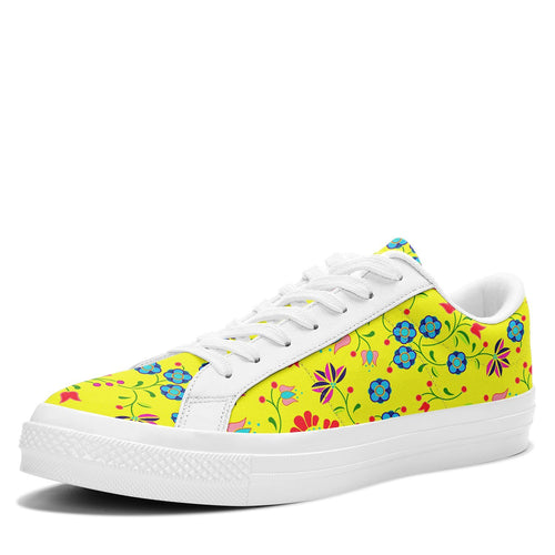 Fleur Indigine Mais Aapisi Low Top Canvas Shoes White Sole aapisi Herman 