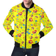 Load image into Gallery viewer, Fleur Indigine Mais All Over Print Bomber Jacket for Men (Model H19) All Over Print Bomber Jacket for Men (H19) e-joyer 
