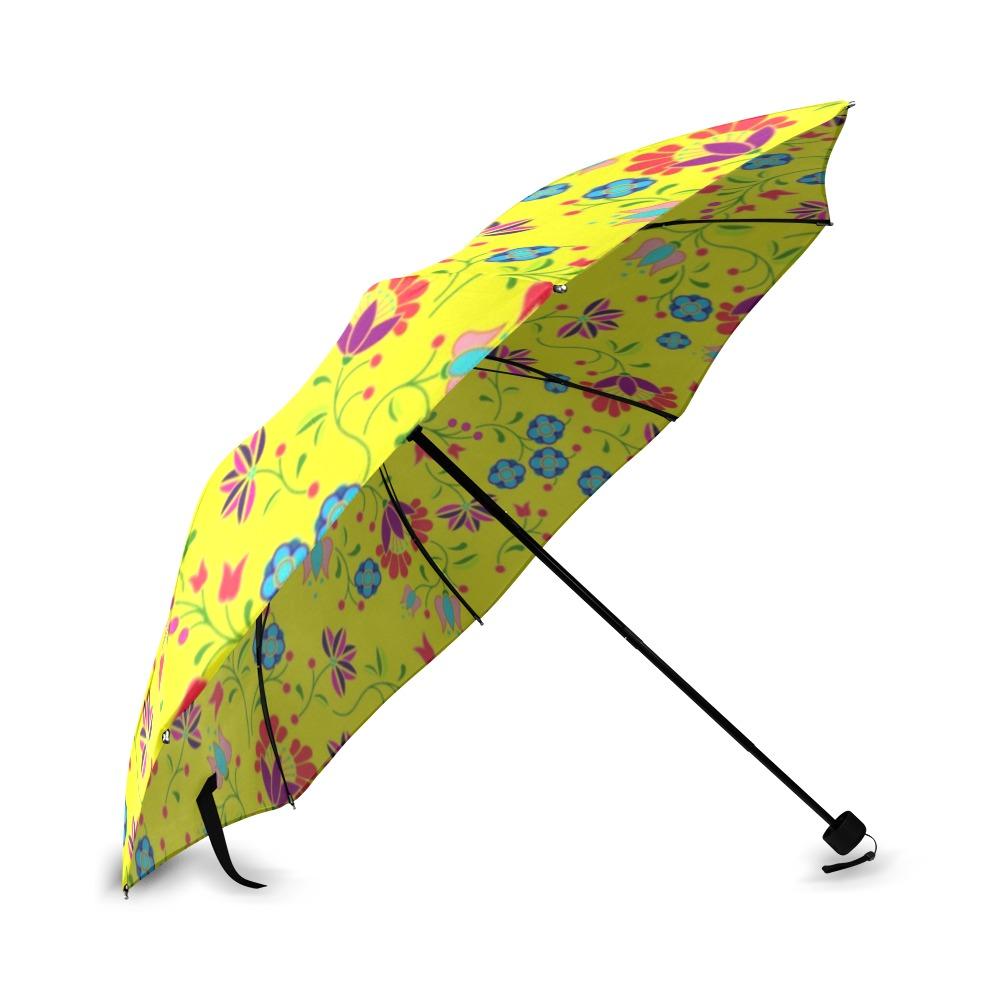 Fleur Indigine Mais Foldable Umbrella (Model U01) Foldable Umbrella e-joyer 