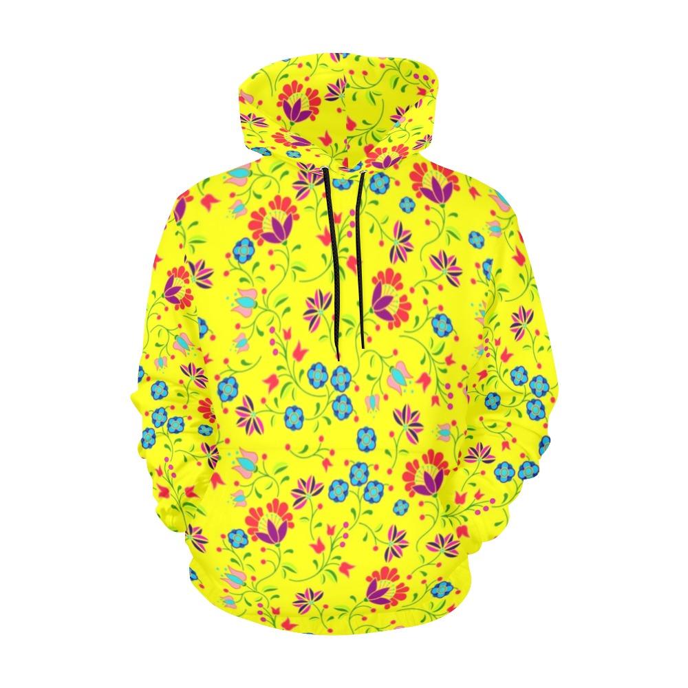 Fleur Indigine Mais Hoodie for Women by 49 Dzine