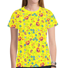 Load image into Gallery viewer, Fleur Indigine Mais New All Over Print T-shirt for Women (Model T45) tshirt e-joyer 
