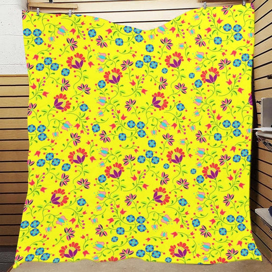 Fleur Indigine Mais Quilt 70"x80" Quilt 70"x80" e-joyer 