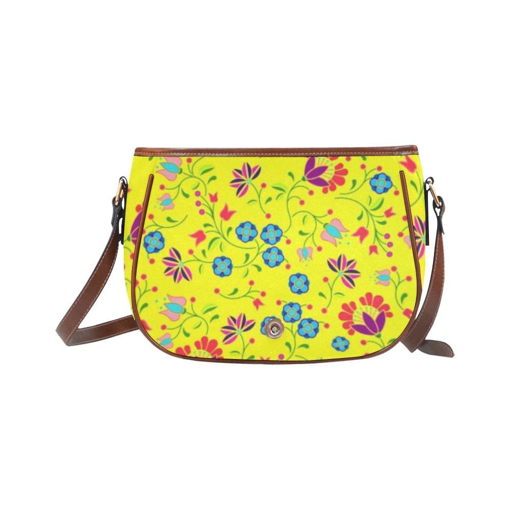 Fleur Indigine Mais Saddle Bag/Large (Model 1649) bag e-joyer 