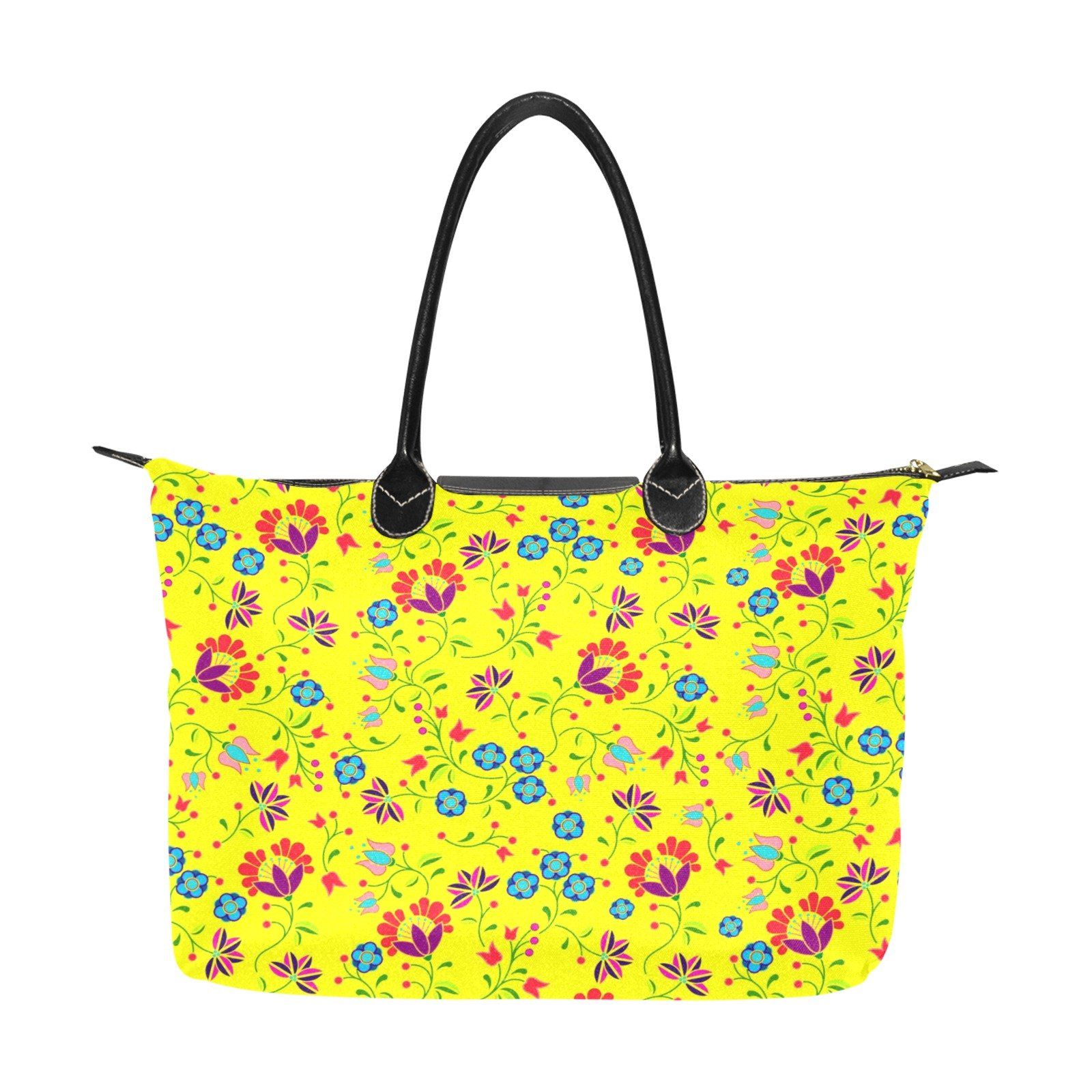 Fleur Indigine Mais Single-Shoulder Lady Handbag (Model 1714) bag e-joyer 