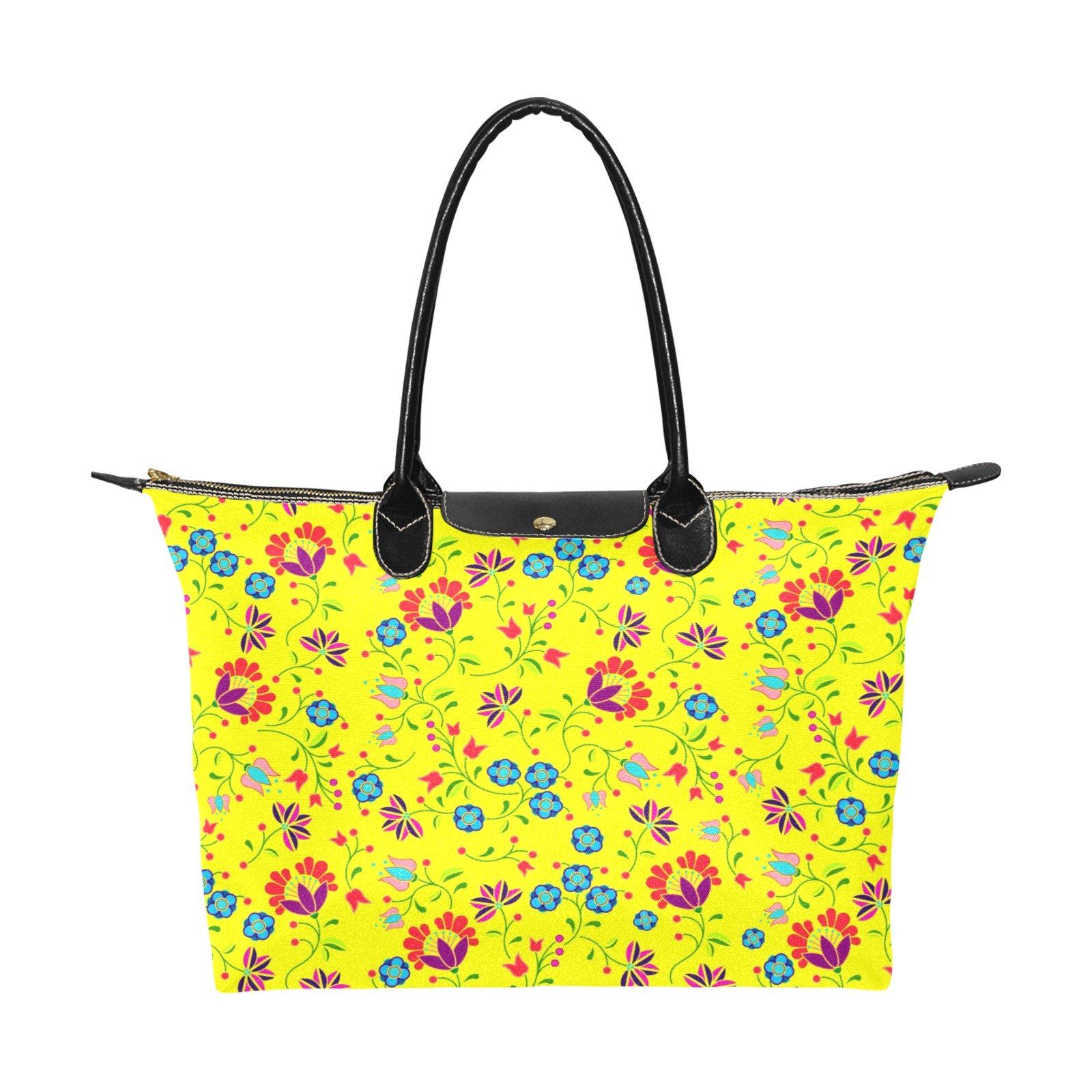 Fleur Indigine Mais Single-Shoulder Lady Handbag (Model 1714) bag e-joyer 