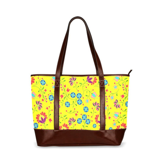 Fleur Indigine Mais Tote Handbag (Model 1642) Tote Handbags (1642) e-joyer 