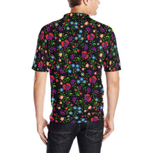 Load image into Gallery viewer, Fleur Indigine Men&#39;s All Over Print Polo Shirt (Model T55) Men&#39;s Polo Shirt (Model T55) e-joyer 
