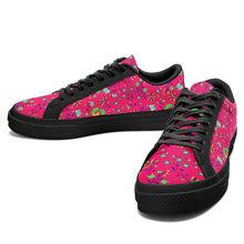 Load image into Gallery viewer, Fleur Indigine Rouge Aapisi Low Top Canvas Shoes Black Sole aapisi Herman 
