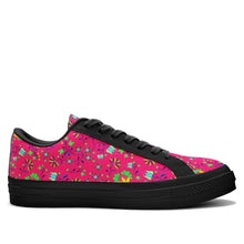 Load image into Gallery viewer, Fleur Indigine Rouge Aapisi Low Top Canvas Shoes Black Sole aapisi Herman 
