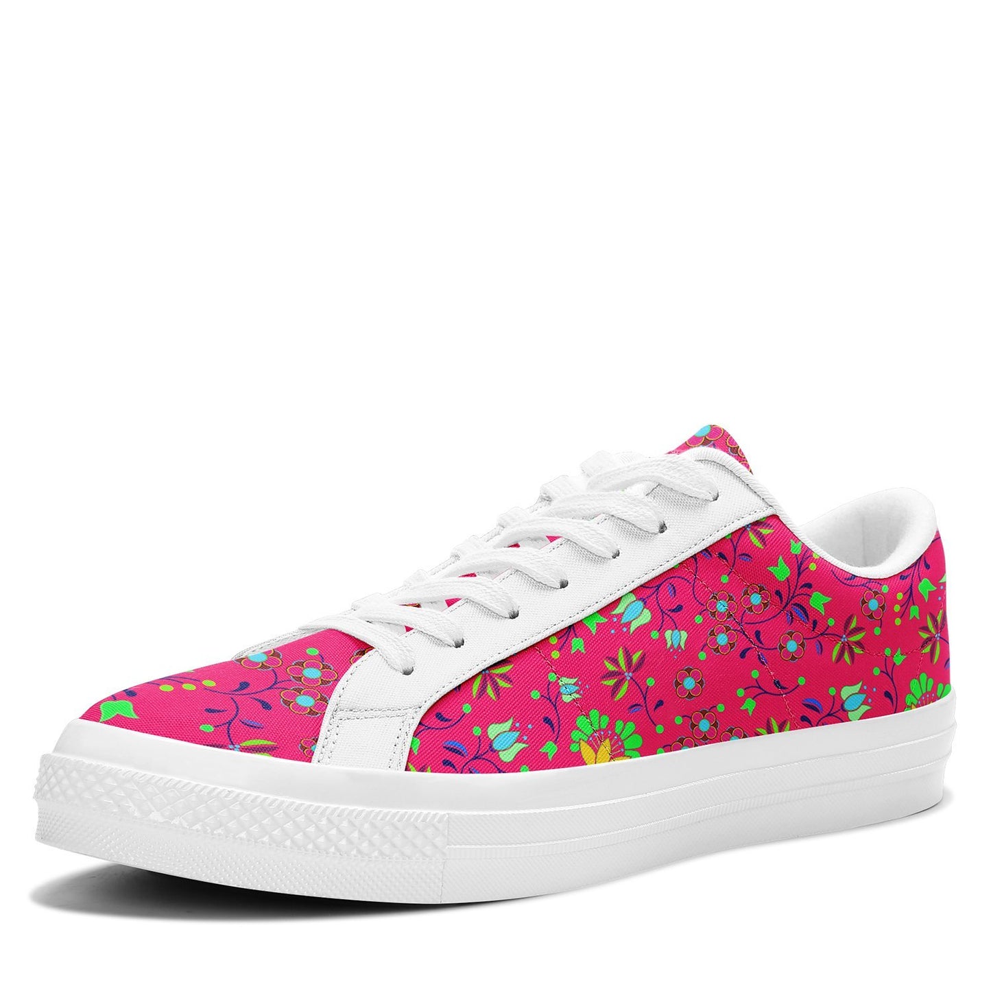 Fleur Indigine Rouge Aapisi Low Top Canvas Shoes White Sole aapisi Herman 