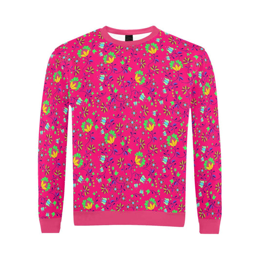 Fleur Indigine Rouge All Over Print Crewneck Sweatshirt for Men (Model H18) shirt e-joyer 