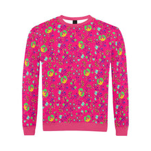 Load image into Gallery viewer, Fleur Indigine Rouge All Over Print Crewneck Sweatshirt for Men (Model H18) shirt e-joyer 
