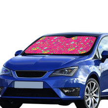 Load image into Gallery viewer, Fleur Indigine Rouge Car Sun Shade 55&quot;x30&quot; Car Sun Shade e-joyer 
