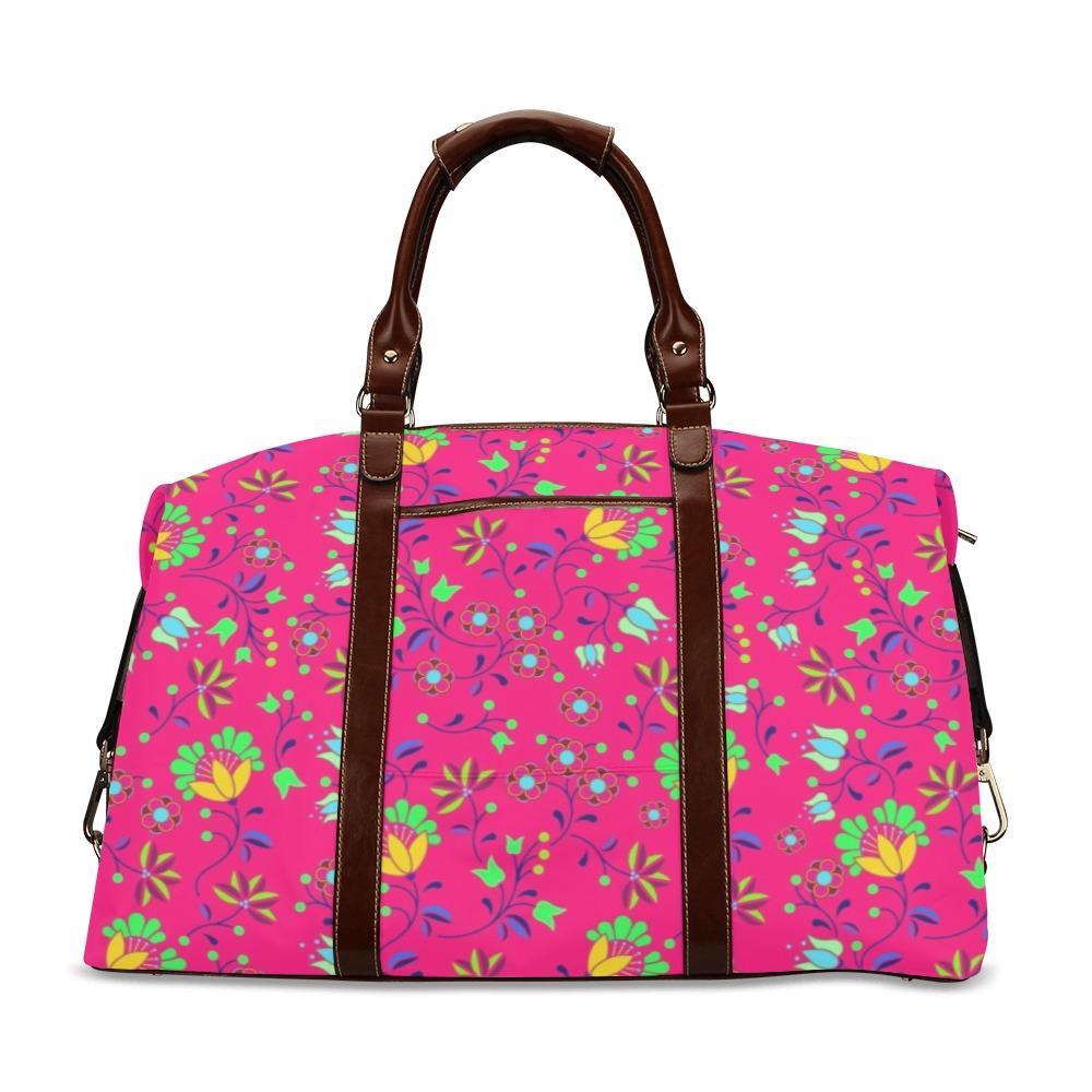 Fleur Indigine Rouge Classic Travel Bag (Model 1643) Remake Classic Travel Bags (1643) e-joyer 