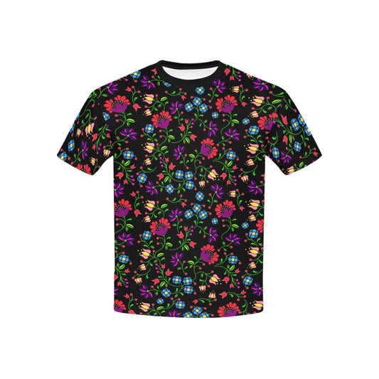 Fleur Indigine Rouge Kids' All Over Print T-shirt (USA Size) (Model T40) All Over Print T-shirt for Kid (T40) e-joyer 