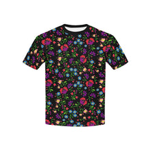 Load image into Gallery viewer, Fleur Indigine Rouge Kids&#39; All Over Print T-shirt (USA Size) (Model T40) All Over Print T-shirt for Kid (T40) e-joyer 
