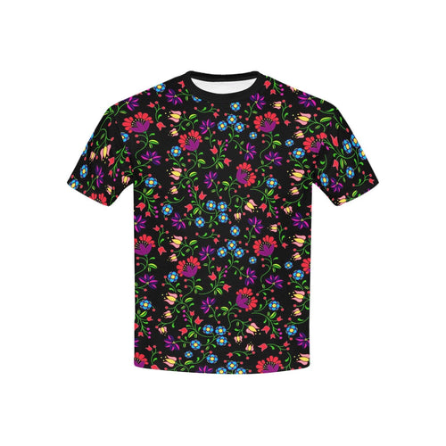 Fleur Indigine Rouge Kids' All Over Print T-shirt (USA Size) (Model T40) All Over Print T-shirt for Kid (T40) e-joyer 