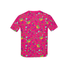 Load image into Gallery viewer, Fleur Indigine Rouge Kids&#39; All Over Print T-shirt (USA Size) (Model T40) All Over Print T-shirt for Kid (T40) e-joyer 
