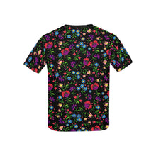 Load image into Gallery viewer, Fleur Indigine Rouge Kids&#39; All Over Print T-shirt (USA Size) (Model T40) All Over Print T-shirt for Kid (T40) e-joyer 
