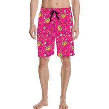 Load image into Gallery viewer, Fleur Indigine Rouge Men&#39;s All Over Print Casual Shorts (Model L23) Men&#39;s Casual Shorts (L23) e-joyer 
