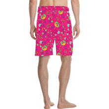 Load image into Gallery viewer, Fleur Indigine Rouge Men&#39;s All Over Print Casual Shorts (Model L23) Men&#39;s Casual Shorts (L23) e-joyer 
