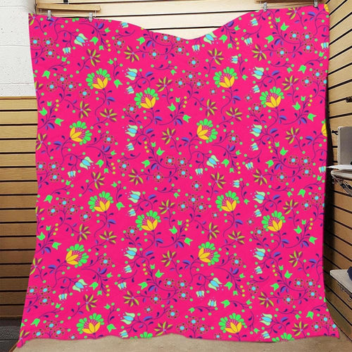 Fleur Indigine Rouge Quilt 70