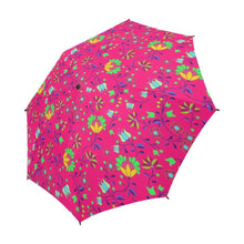 Load image into Gallery viewer, Fleur Indigine Rouge Semi-Automatic Foldable Umbrella (Model U05) Semi-Automatic Foldable Umbrella e-joyer 
