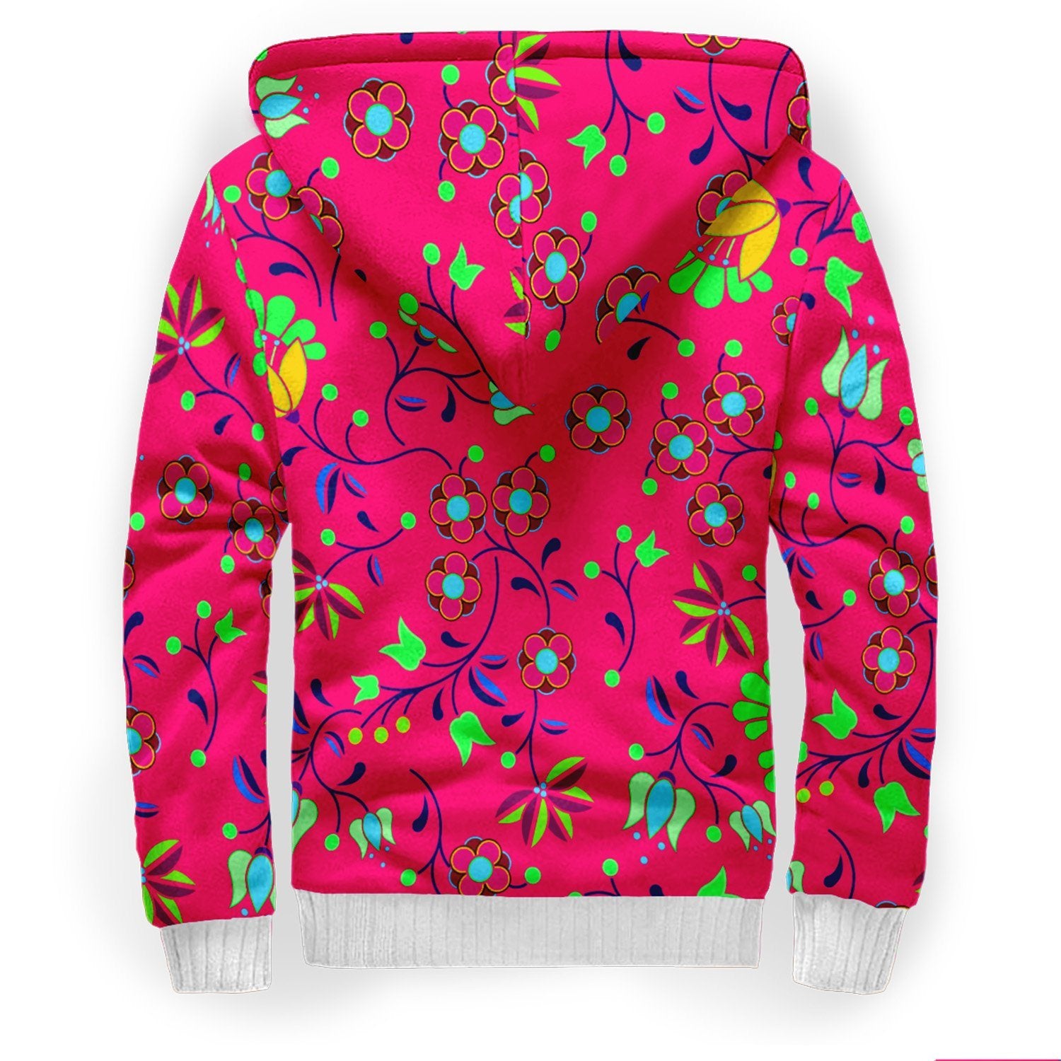 Fleur Indigine Rouge Sherpa Hoodie hoodie Herman 