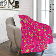 Load image into Gallery viewer, Fleur Indigine Rouge Ultra-Soft Micro Fleece Blanket 50&quot;x60&quot; Ultra-Soft Blanket 50&#39;&#39;x60&#39;&#39; e-joyer 
