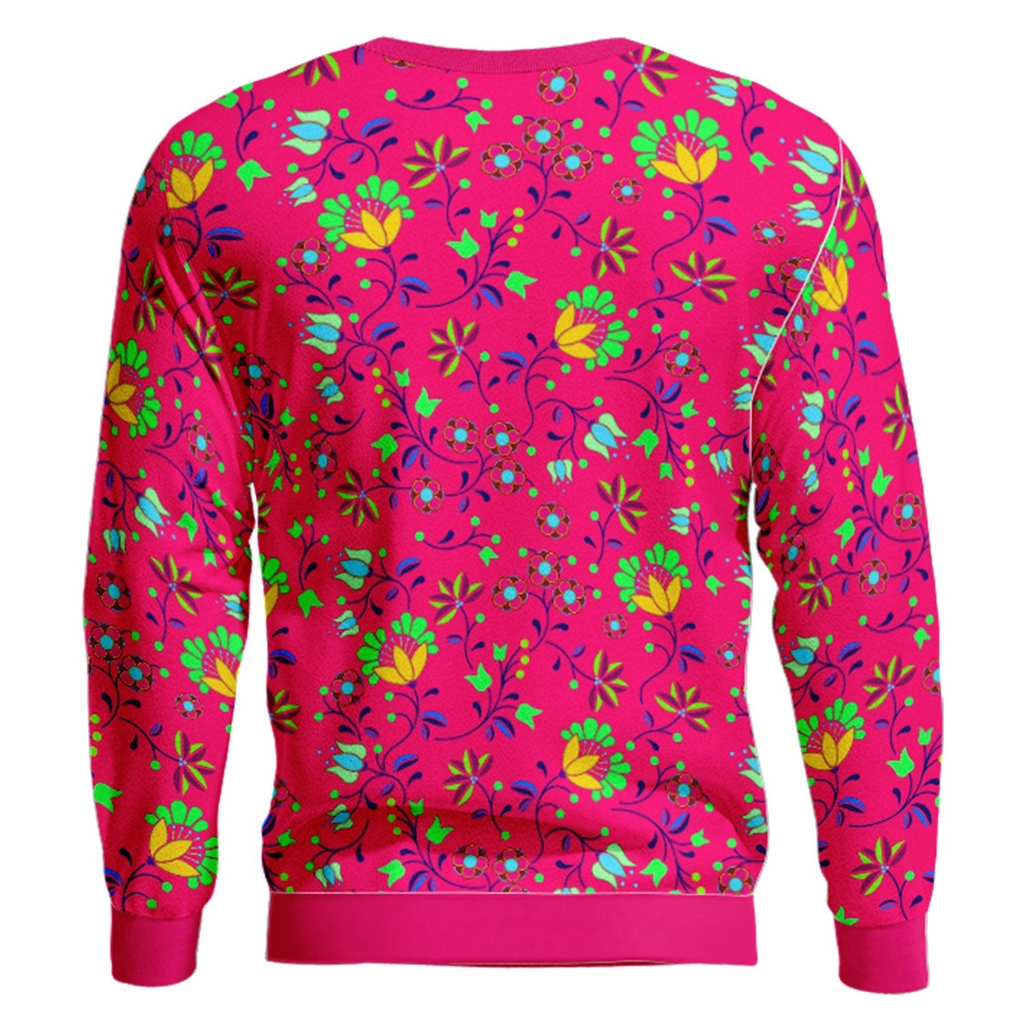 Fleur Indigine Rouge Unisex Crewneck Long Sleeve Top Herman 