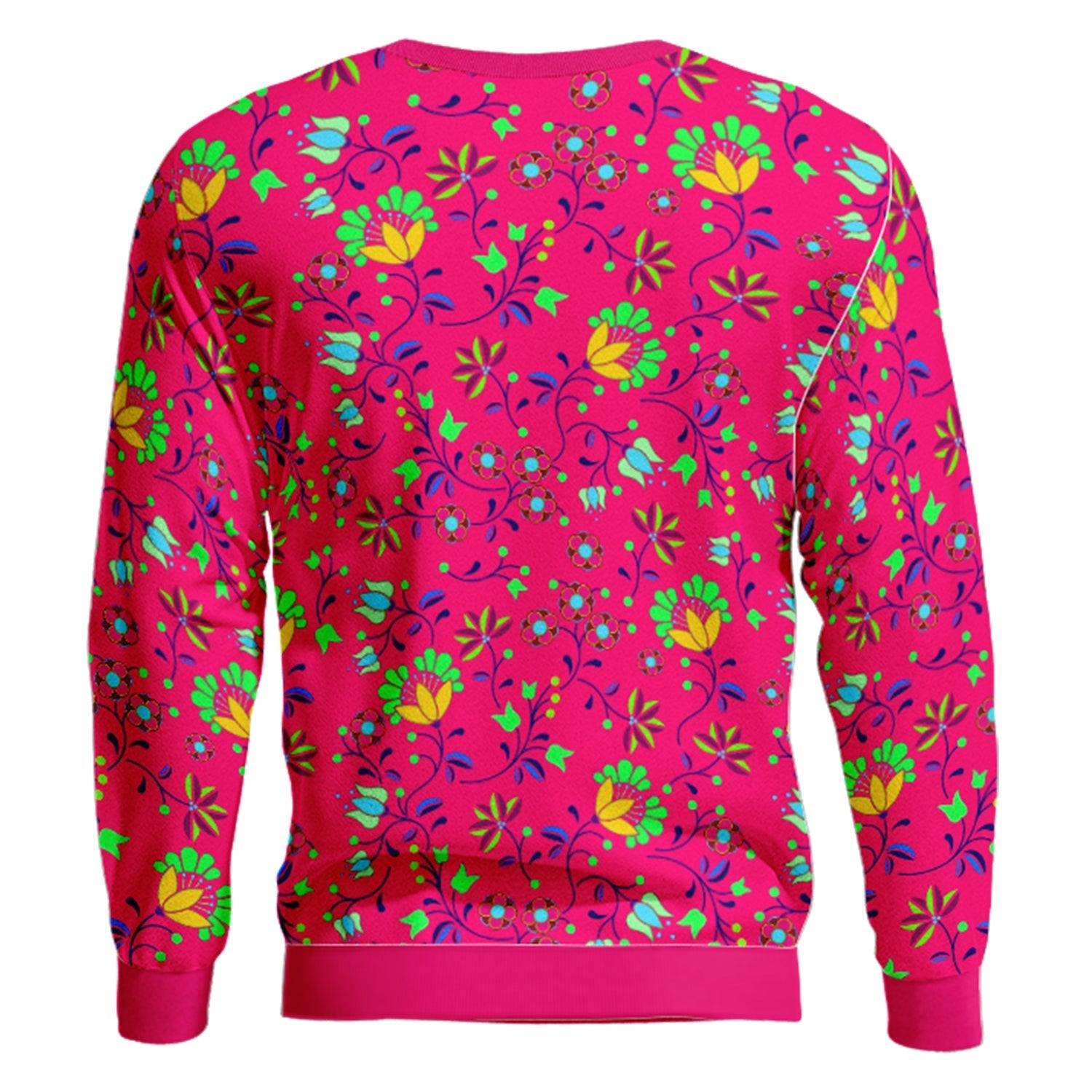 Fleur Indigine Rouge Unisex Crewneck Long Sleeve Top Herman 