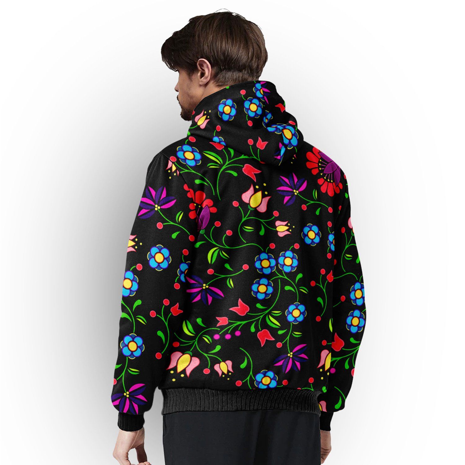 Fleur Indigine Sherpa Hoodie hoodie Herman 