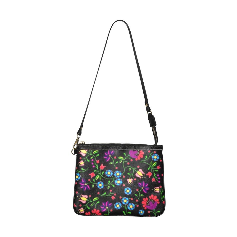 Fleur Indigine Small Shoulder Bag (Model 1710) Small Shoulder Bag (1710) e-joyer 