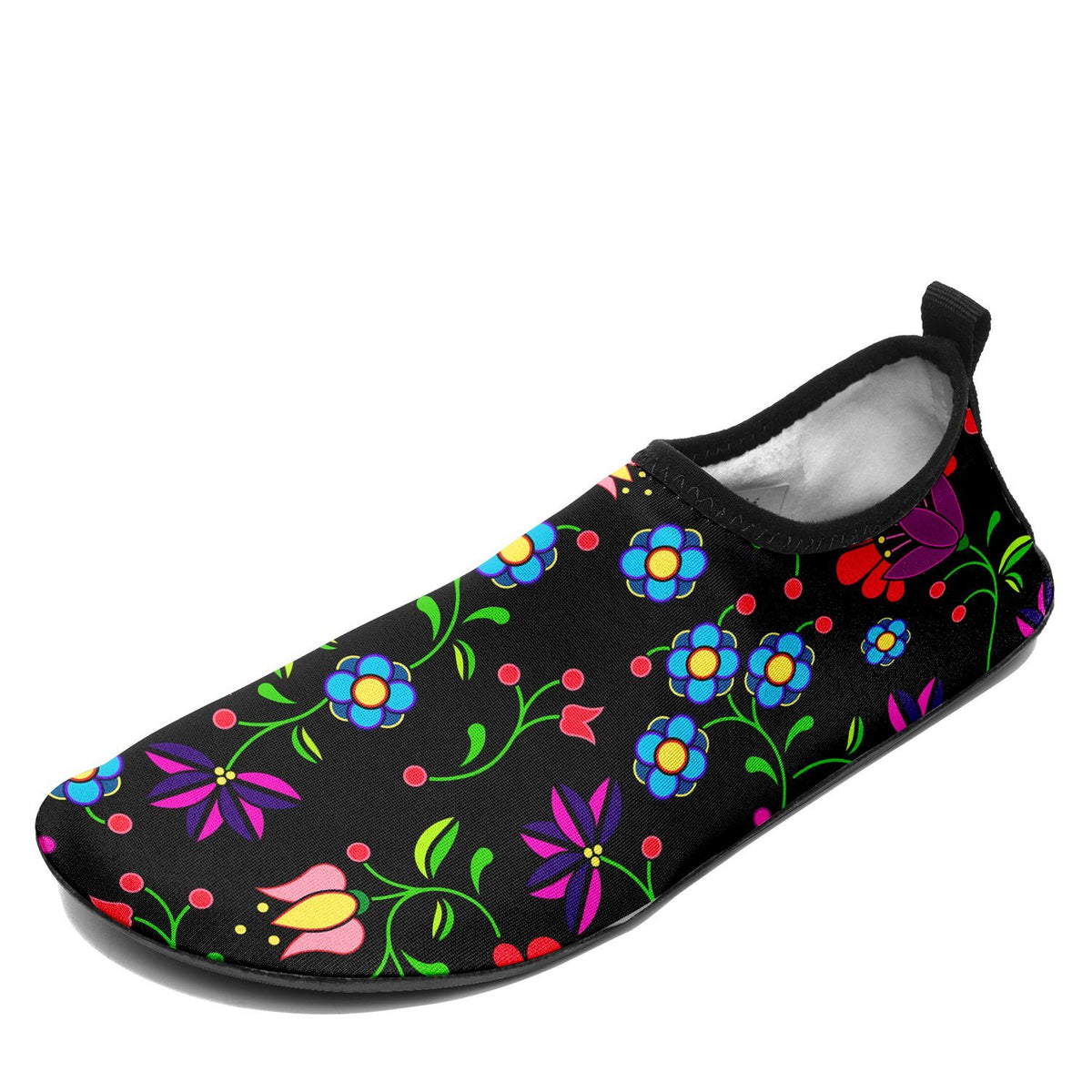 Fleur Indigine Sockamoccs – Unisex Slip-On Shoes by 49 Dzine
