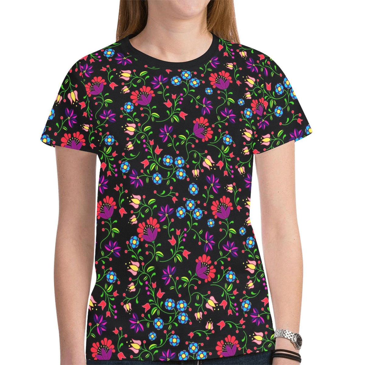 Fleur Indigine Tee – Women's T-Shirt by 49 Dzine