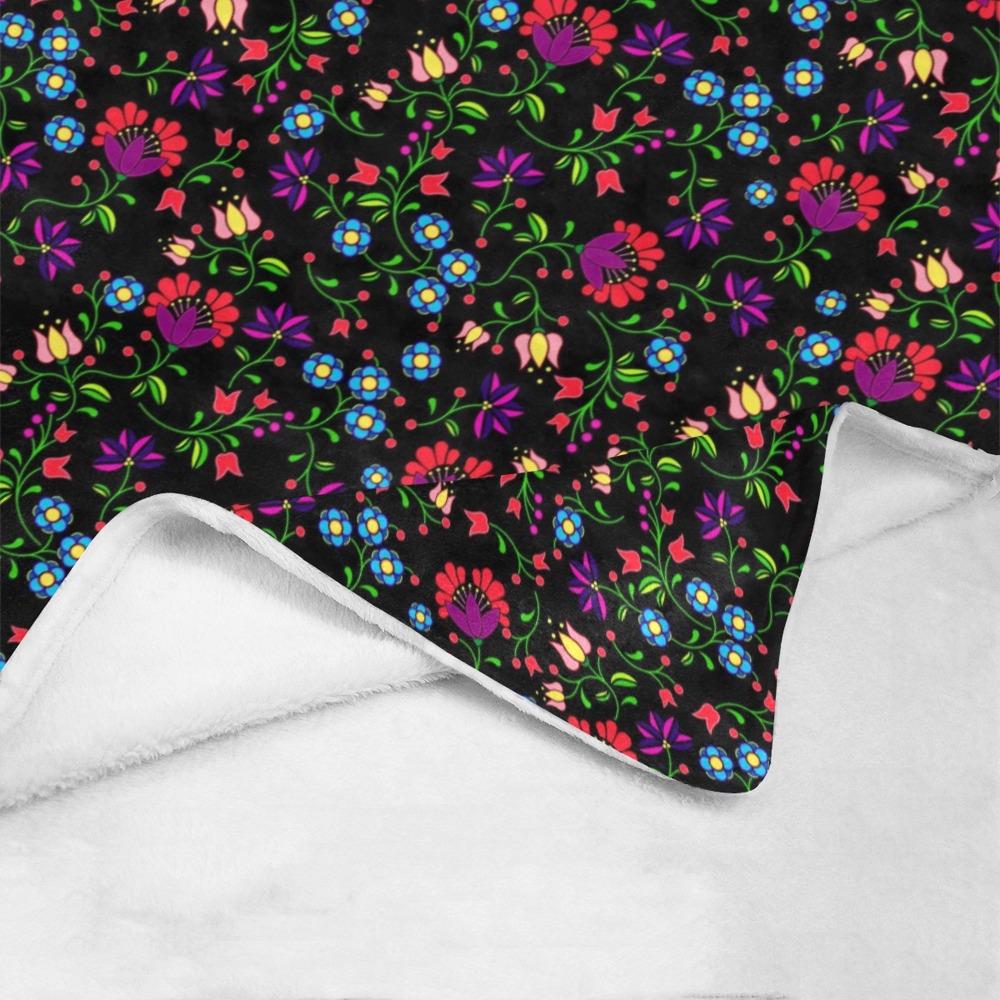 Fleur Indigine Ultra-Soft Micro Fleece Blanket 50"x60" Ultra-Soft Blanket 50''x60'' e-joyer 