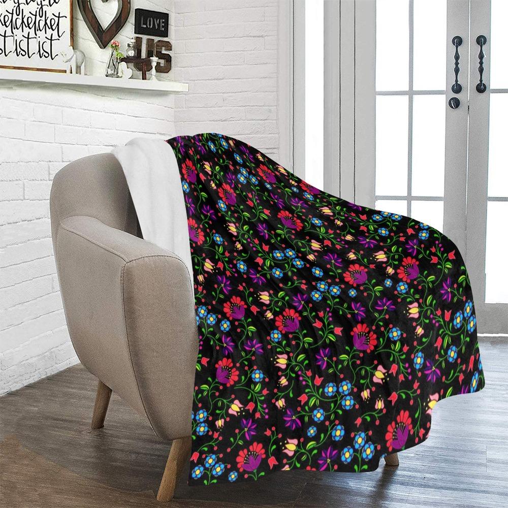 Fleur Indigine Ultra-Soft Micro Fleece Blanket 50"x60" Ultra-Soft Blanket 50''x60'' e-joyer 