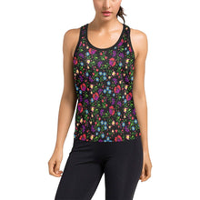 Load image into Gallery viewer, Fleur Indigine Women&#39;s Racerback Tank Top (Model T60) Racerback Tank Top (T60) e-joyer 
