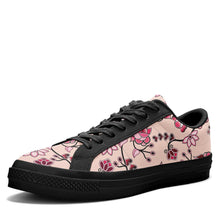 Load image into Gallery viewer, Floral Amour Aapisi Low Top Canvas Shoes Black Sole aapisi Herman 
