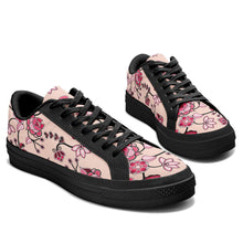 Load image into Gallery viewer, Floral Amour Aapisi Low Top Canvas Shoes Black Sole aapisi Herman 
