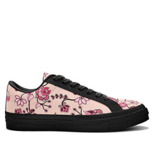 Load image into Gallery viewer, Floral Amour Aapisi Low Top Canvas Shoes Black Sole aapisi Herman 
