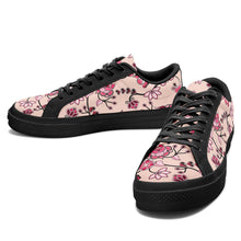 Load image into Gallery viewer, Floral Amour Aapisi Low Top Canvas Shoes Black Sole aapisi Herman 
