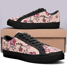 Load image into Gallery viewer, Floral Amour Aapisi Low Top Canvas Shoes Black Sole aapisi Herman 
