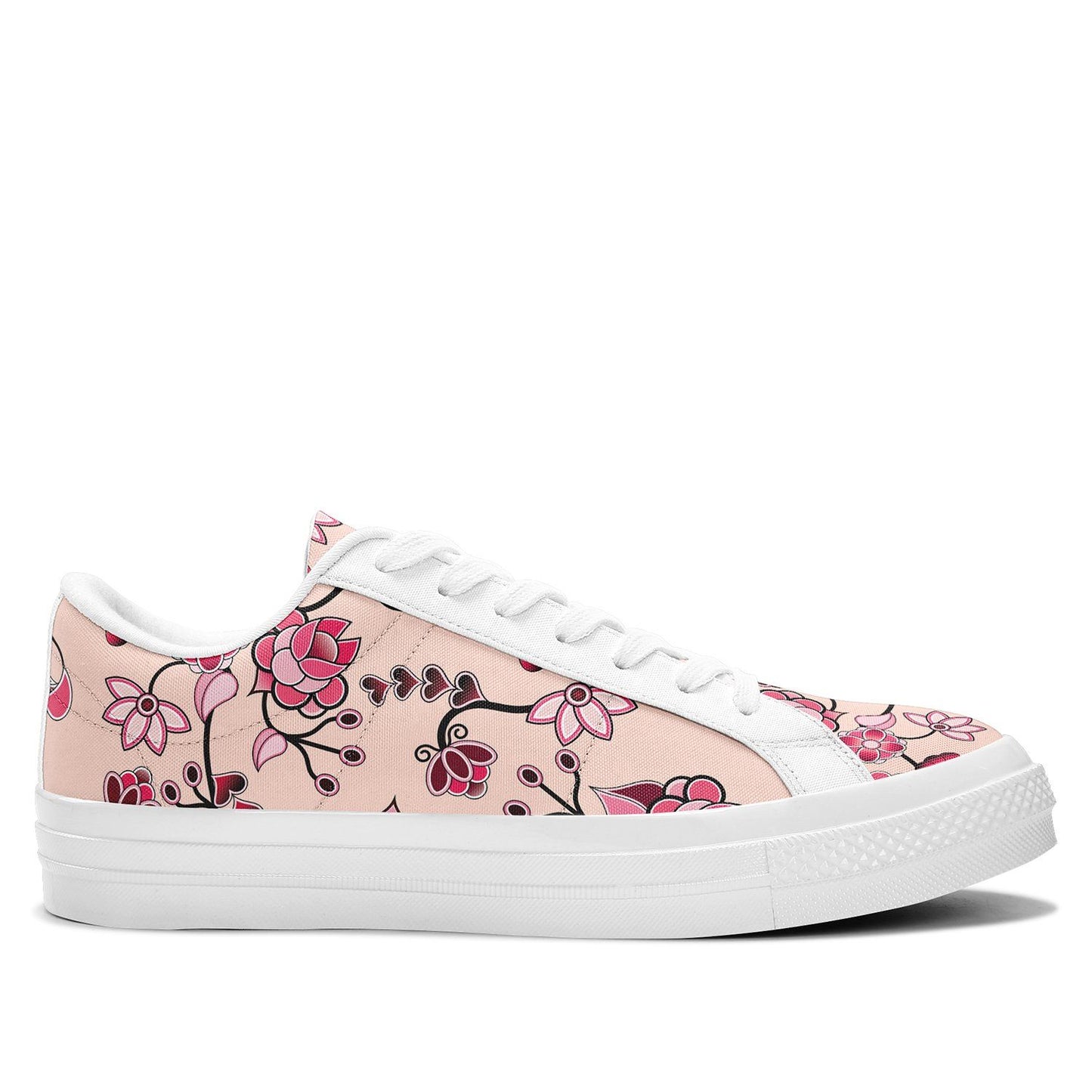 Floral Amour Aapisi Low Top Canvas Shoes White Sole aapisi Herman 