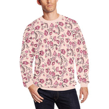 Load image into Gallery viewer, Floral Amour All Over Print Crewneck Sweatshirt for Men (Model H18) shirt e-joyer 
