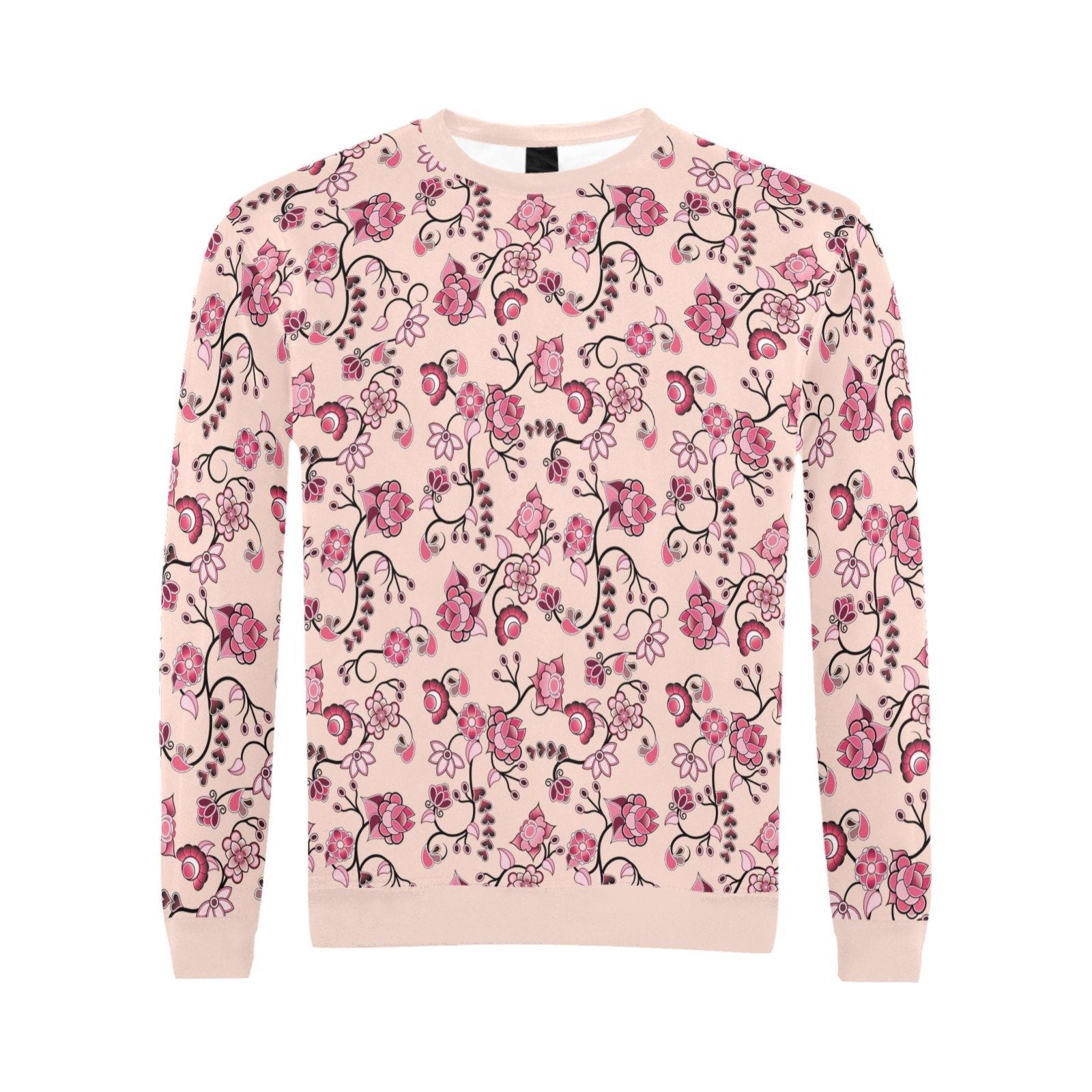 Floral Amour All Over Print Crewneck Sweatshirt for Men (Model H18) shirt e-joyer 